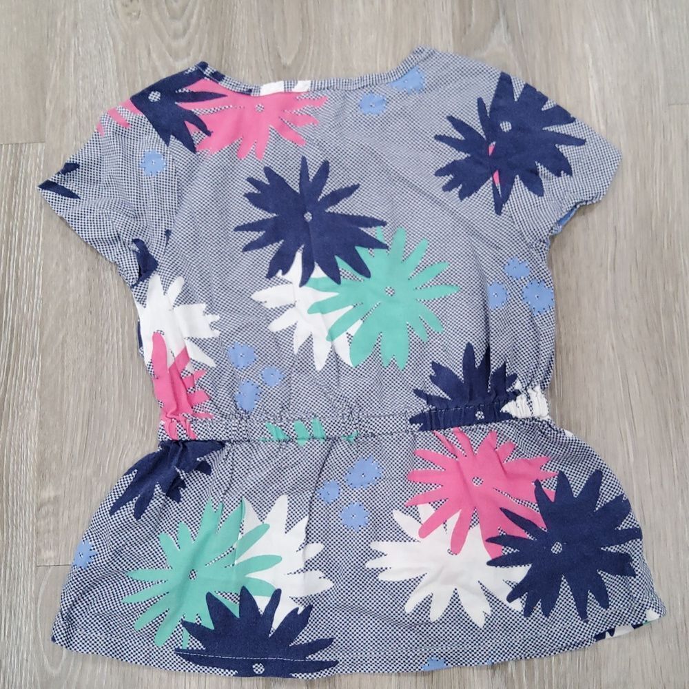 GYMBOREE 6 Floral Print Button-Up Top - Picture 2 of 4